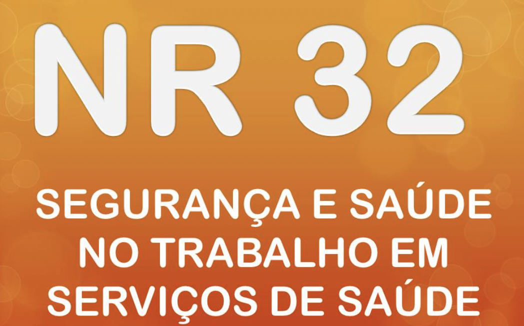 Course Image NR 32 - SEGURANÇA E SAÚDE NO TRABALHO EM SERVIÇOS DE SAÚDE