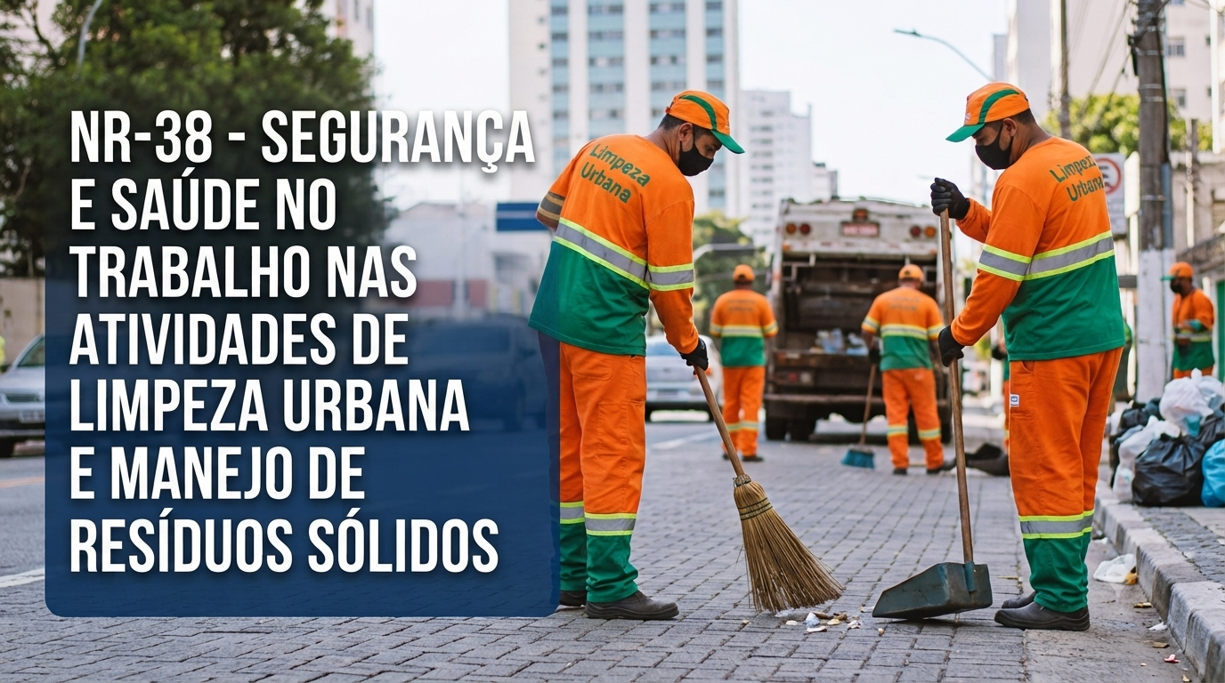 Course Image NR-38 - SEGURANÇA E SAÚDE NO TRABALHO NAS ATIVIDADES DE LIMPEZA URBANA E MANEJO DE RESÍDUOS SÓLIDOS